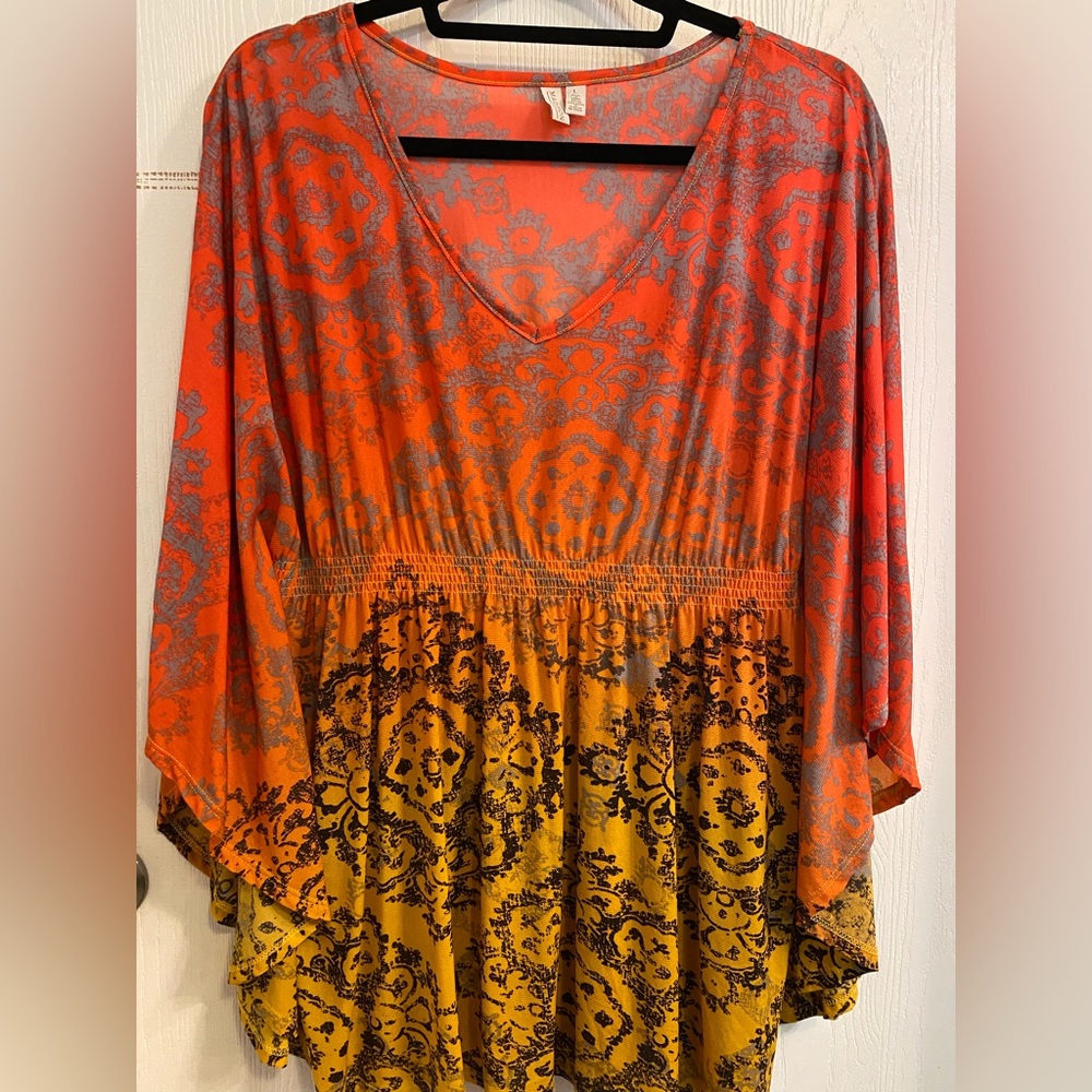 Swim coverup or layered top